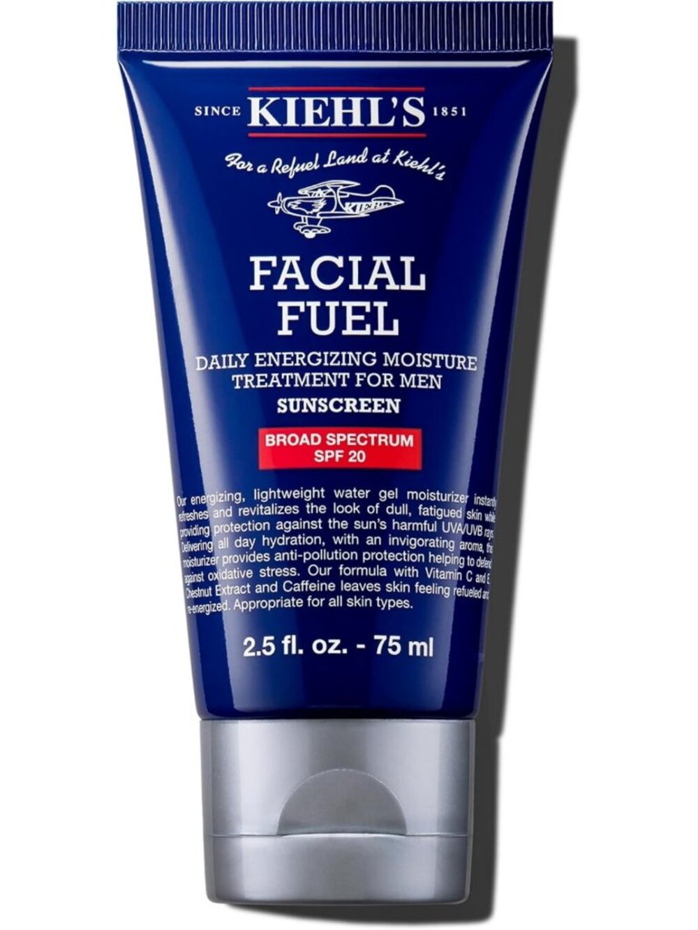 Energizing Men's Moisturizer with SPF 20 - Hydrating Facial Fuel for All Skin
